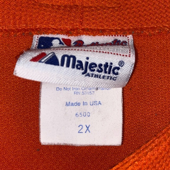 MAJESTIC MLB NEW YORK METS AUTHENTIC VINTAGE BASEBALL JERSEY | SZ 2X - Picture 7 of 10